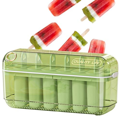 Popsicleform | Hausgemachte Popsicle-Formen | Eiscreme | Hausgemachte sichere klare Popsikelformen für Smoothies, Eis, Pudding, Saft