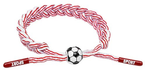 Generic Unisex Medaillen Fussball Flagge Armband Kinder Jungen Personalisiert Gravur Fußball Em 2024 Fanartikel Armband Geburtstag Armbänder Selber Machen Kinder