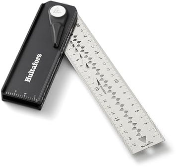 Verstellbarer Winkel von Hultafors I CNC gefräst I Made in EU I Rotierbares Winkeleisen mit Mittellinie und Anreißkerben I Toleranz von ±0,06° (±1 mm/m) I 256023