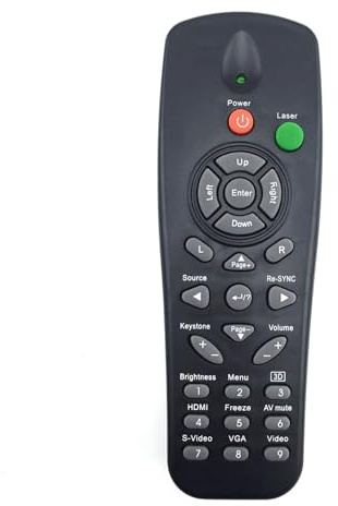 Telecomando for Proiettore Optoma for EX765 ES526 ES526L ES536 ES522 EP715 5i EP728 EP726S EP720 EP721 EP727 EP771(Remote with laser)