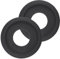 PATIKIL Ceiling Medallion, 2 Pcs 10 OD x 4 ID PU Decorative Ceiling Light Medallion Chandelier Medallion Traditional Ceiling Light Cover Plate for Ceiling Light Fixtures Fans, Black