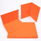 PresentFill® Klappkarten blanko in Orange - 50 Faltkarten A6, Klappkarte ideal zum Karten selbst gestalten, beschriften oder bedrucken - passend für C6 Umschläge