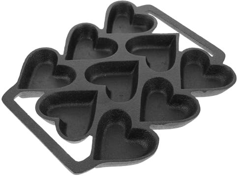 Amosfun Herzförmige Kuchenform Guss Herz Tablett Backform Küche Backform Überraschung Ihre