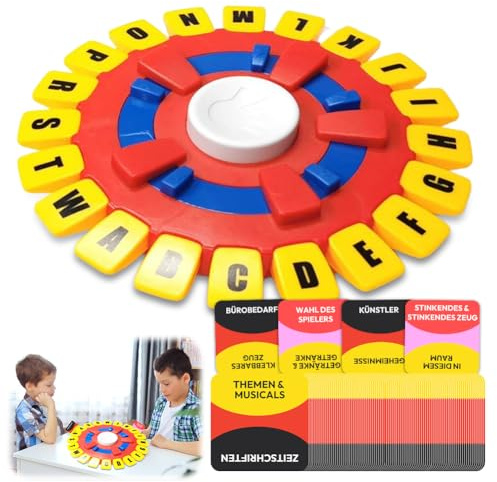 Wörter Sturm Spiel Deutsch, Rasende Wörter Deutsch Wortspiel Buchstaben Drücken mit Timer Thinking Words Spiel für 2–8 Spieler Familienspiele Brettspiele Wortspiele für Erwachsene Kinder