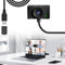 Eye Contact 1080P Webcam with Microphone & Stand for PC & Mac, Center Cam with 95° FOV, USB Camera for Desktop & Laptop, Plug&Play, Compatible with macOS & Windows (BLACK)