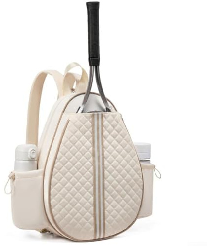 Tennisschlägertasche, Tennis-Crossbody-Rucksack, wasserabweisend, gesteppt, Tennisschläger-Umhängetasche, leichte Schlägertaschen
