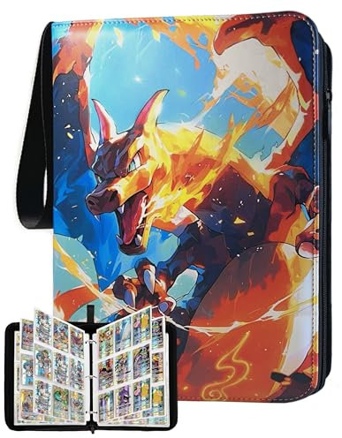 classeur carte pokemon 900 pochettes - cahier carte pokemon - livre carte pokémon carnet album à collectionner - classeur ultra pro 50 pochettes