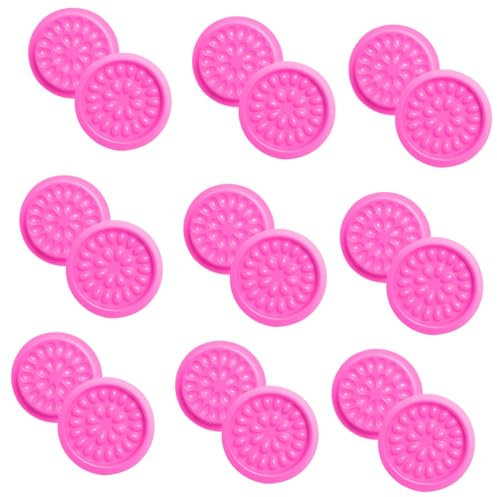 Healeved 100piezas Bandeja De Pegamento Para Pestañas Paleta Forma De Herramienta Para Pestañas Postizas Unidades Paleta Para Extensiones De