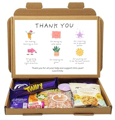 Personalised Thank you Teacher Hug in a box, Letterbox gift Afternoon tea, hamper gift, thank you gift - Pamper