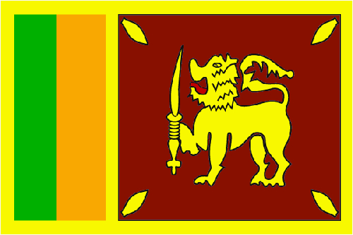 Flagge Fahne Sri Lanka 90x150cm