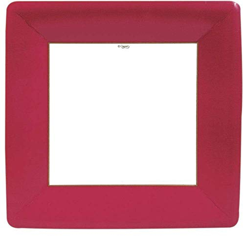 Platos Grosgrain Rojo Grandes