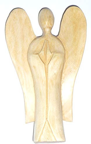 Asia-Design Schutzengel aus Holz Holzfigur Figur Skulptur 10cm