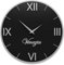 CalleaDesign New York Wanduhr schwarz