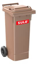 SULO CITYBAC CLASSIC Mülltonne 80L Braun RAL8025