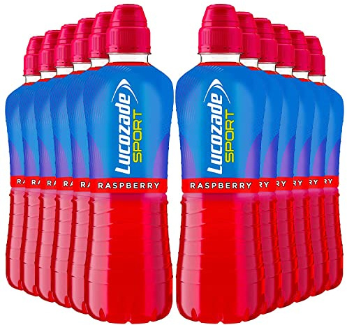 Lucozade Sport Raspberry 500ml Bottles Pack of 12 Hydration Drink