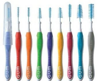 GUM Trav-ler interdental brush 1.3 mm yellow (6 pc) by SunstarGUM