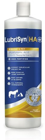 LubriSyn HA Hip & Joint Supplement Plus MSM for Dogs & Cats, 32 oz