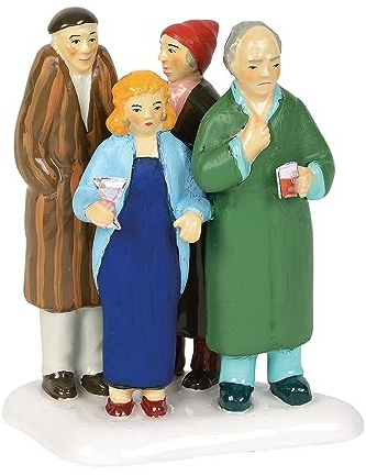 Department 56 Snow Village Accessories National Lampoons Christmas Vacation Freezing Our Baguettes Off Figur, Dolomit, Mehrfarbig, 3.25 Inch