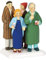 Department 56 Snow Village Accessories Dekofigur National Lampoons, Weihnachtsurlaub, Freezing Our Baguettes Off, 8,4 cm, Mehrfarbig