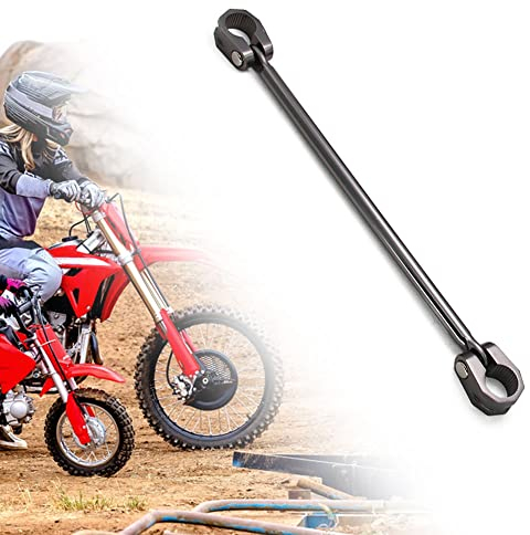 Guidon de moto universel en aluminium 22 mm - Barre d'équilibre réglable pour moto tout-terrain - Titane
