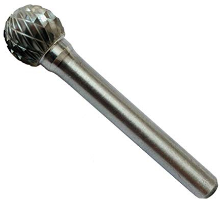 Frässtift Wolframcarabid Hartmetallfräser Fräser Fräskopf 6 mm - Kugel, 6x5mm