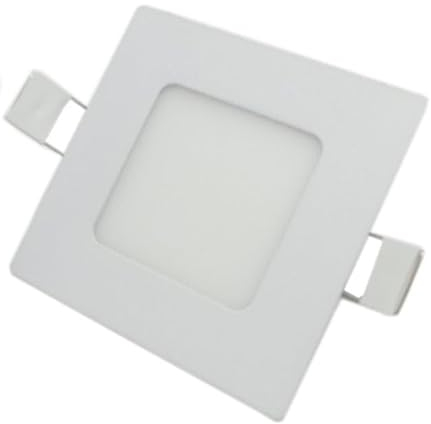 Silumen Downlight - Placa LED (3 W, 120 °, cuadrada, color blanco frío, 6000 K, 8000 K)
