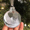 Transparenter Weihnachtsschmuck mit Federkugel, „A Piece of My Heart is in Heaven“, Anhänger zum Aufhängen, Geschenk für Mutter, Vater, Sohn, Tochter, Schwester, Bruder, Oma, Opa, 60 mm