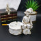Halloween-Geschenke Totenkopf Aschenbecher Dekoration – Gothic Gruseliges Skelett Zigarette Raucher Aschenbecher Raucherzimmer Büro Bar Ornament Schädel Party Dekor Gruselige Fantasie Geschenke für