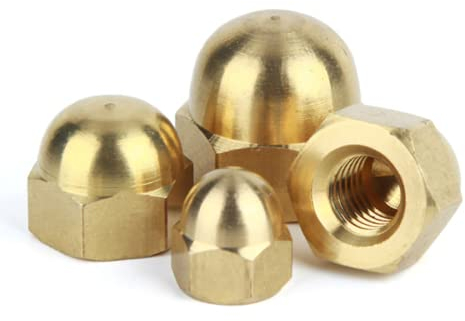 Samnuerly Kupfer-Hutmutter, GB923 Kupfer-Hutmutter, Kupfermutter, Kupfer-Hutmutter, M3-M20, M14 * 1PC