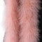 2M Flauschige Federboa für Handwerk Hochzeit Kostüm Bühnendekoration Fuzzy Feathers Boas Trim Stripe DIY Plume 50Gram-Shrimp Pink,50G