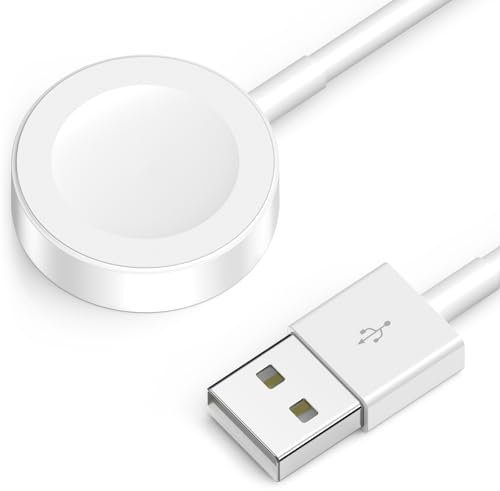 2025 Upgraded iWatch Charger Compatible with Apple Watch Charger USB Magnetic Charging Cable Portable Fast Accessories for iWatch Series 10/9/8/7/6/5/4/3/2 Ultra 2/SE