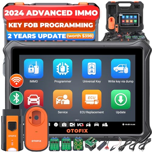 OTOFIX IM1 Autoschlüssel Programmierer, IMMO und Schlüsselanhänger-Programmiertool, Bidirektionaler Obd2 Diagnosegerät, OE-Level-Allsystemdiagnose, 40+ Servicefunktionen, DoIP & CANFD, 2 Jahre Update