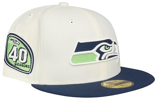 New Era 59Fifty Cap - SIDEPATCH Seattle Seahawks - 7 1/8