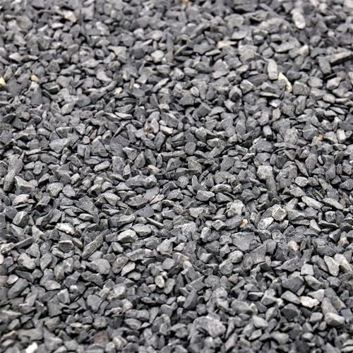 Premium Pebbles Coarse Sand. Black Color. 1/8 Inch 10 lbs. for Potting Soil, Succulents, Pots, Plants, Gardening, Indoor, Crafting, Vase Fillers, Landscaping (X-Mini, COARSE Sand - Black, 10)