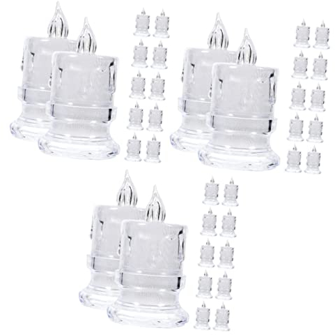 Alipis 36 Stk Kerzenlicht Geführte Elektrische Kerzen Harry+potter+feuerball+zauberstab Realistische Kerzennachtlampe Led Teelichter Kerze Plastik Mädchen Elektronisch Vorschlag