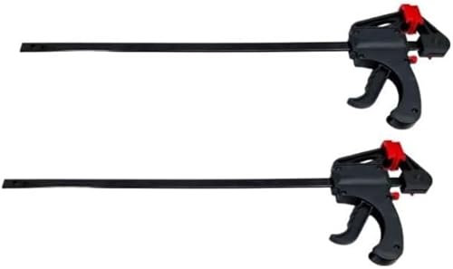 Unibos | Set of 2 18” Bar Clamps | Ideal for Woodworking, Picture Framing & DIY Projects | 300mm Clamp Capacity | Durable Build | for Efficient Workshop Clamping (2)