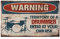 FJQWKLF Metallschild „Drum Set Warning“, Vintage-Club-Dekor, „Territorium eines Schlagzeugers“, Blechposter, Zuhause, Musikzimmer, Zimmer, Wanddekoration, Schild, 20,3 x 30,5 cm