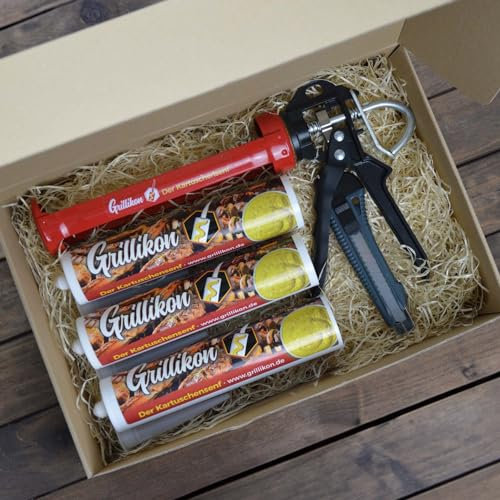 Grillikon Geschenkset „Lehrling“ 3x Senf in 300 ml Kartusche