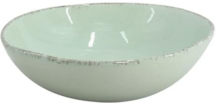 Van Well | URBAN Schale 19 cm grün - Steinzeug Bowl, für Nudeln, Suppe,Salat Poke oder Müsli