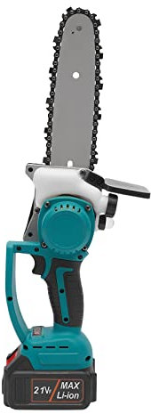 MINRS Mini Kettensäge mit Akku 2 4.0Ah Lithium-Batterien Handkettensäge mit Akku 8 Zoll Elektrisch Astsäge mit Überlast- und Überhitzungsschutzfunktion für Gartenscheren Astschere Holzschneidenz