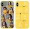 ZhuoFan Coque Personnalisée pour iPhone X/iPhone XS 5,8, Personnalisable Étui avec Votre Propre Photo Image Housse, Aesthetic Souple Jaune Silicone TPU Antichoc Custom Case pour iPhone X