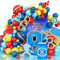Kit de Guirnalda de Arco de Globos de Cumpleaños Hedgehog de Látex Globos Hedgehog Globos de Cumpleaños Decoraciones para Fiestas Suministros para Fiestas con Temática