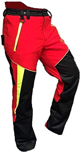 FOREST FIGHTER Start-Up Plus Schnittschutzhose bis Größe 7XL - normal - langgestellt - kurzgestellt - Schnittschutz-Bundhose - Sommer-Schnittschutzhose (4XL lang)