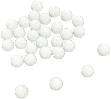 Generisch 90St klare Glasperlen Murmelbahn Gel weiße Kieselsteine Spa-Stirnband hochzeitsdeko hochzeitsdeco Vasenfüller für Tafelaufsätze klare Vasenperlen Gewöhnliches Glas Transparent