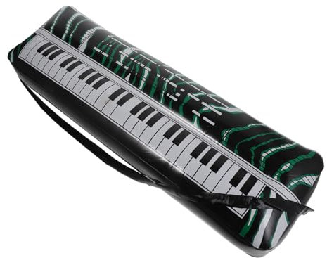 Vaguelly Wiederverwendbares Aufblasbares Musikinstrument Aus PVC Elektronisches Keyboard-Spielzeug Ideal Für Geburtstagsfeiern Familientreffen