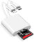 Adattatore scheda SD per iPhone, [MFI certificato] 2 in 1 lettore di schede SD per Micro-SD/SD, fotocamera digitale iPhone, trasferimento di immagini da fotocamera a cellulare, Plug & Play