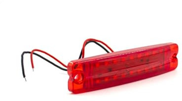 10 Piezas 18 24 V Si Marcador gálibo lámpara señal Advertencia Trasera incanscente para Remolque camión Caravana Barco autobús(10x Amber)