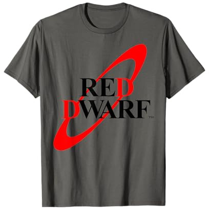 Red Dwarf Original Logo UK 80s TV Show Sci Fi Classic Space T-Shirt