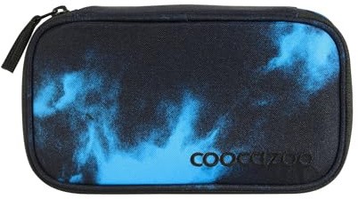 Coocazoo Mäppchen „Mystic Clouds”, schwarz-blau, Federmäppchen, großes Hauptfach, Reißverschlussfach mit Klarsichtfach im Deckel, Fach für Geodreieck, Stiftehalter, ab der 3. Klasse