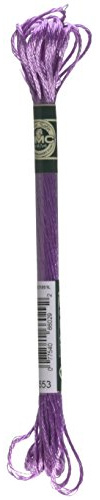 DMC 1008F-S553 Shiny Radiant Satin Floss, Violet, 8.7-Yard